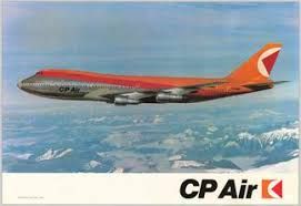 an airplane flying in the sky above some snow covered mountains and clouds, with caption that reads cap air