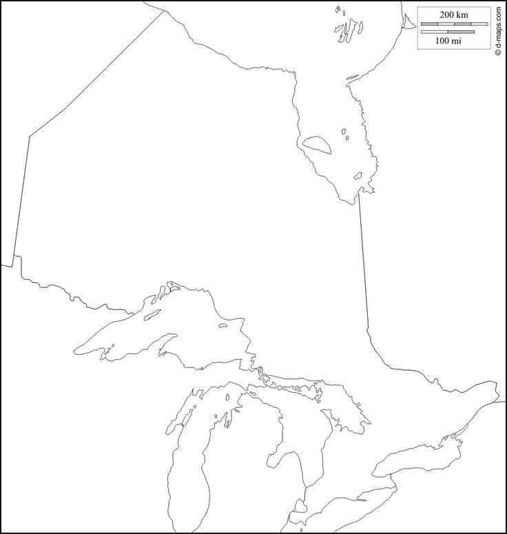 a blank map of the united states, with an area marked in black and white