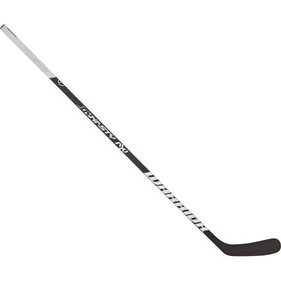 the hockey stick is black and white