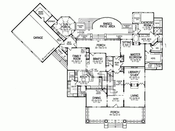 the floor plan for this luxury home