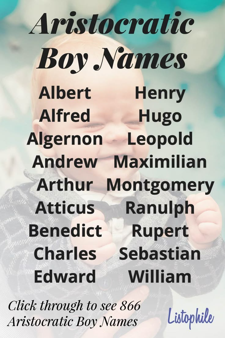 Aristocratic Boy Names: Find the Perfect Name for Your Baby Boy