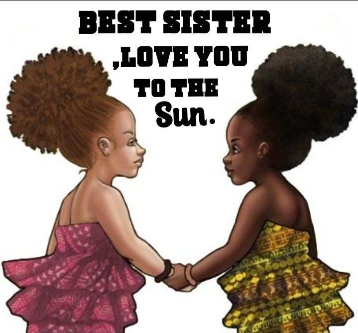 two women shaking hands with the caption best sister, love you to the sun