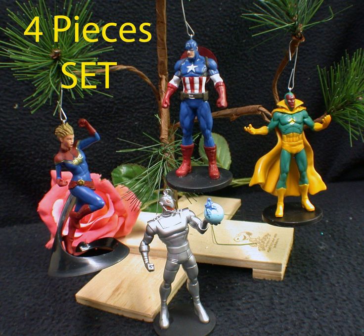 Advenger Christmas Tree Ornament 4 piece set Disney Marvel Avengers 2 Captain America, Ultron,Vision, Captain Marvel by kuraishi on Etsy https://www.etsy.com/listing/265757365/advenger-christmas-tree-ornament-4-piece Marvel Christmas Tree, Avengers 2, Gift Drawing, Sideshow Collectibles, Christmas Tree With Gifts, Paypal Payment, Disney Marvel, Christmas Tree Ornament, Captain Marvel