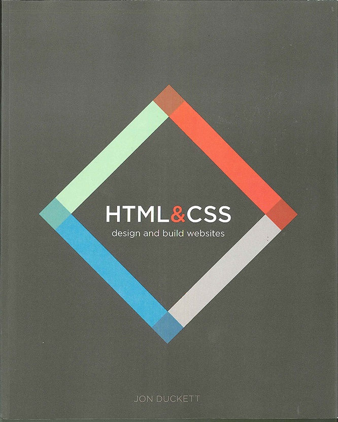 a book cover with the title html and css design and build website