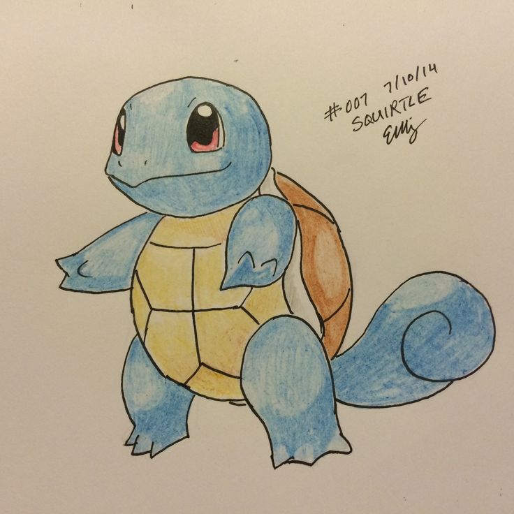 Squirtle | Pokemon drawings, Art, Character