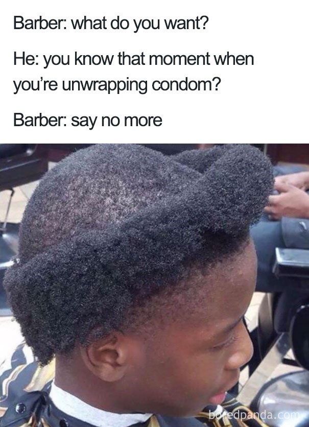 Barber Say No More, Barber Memes, Haircut Memes, Terrible Haircuts, Epic Fail Photos, Bad Haircut, Say No More, Haircut Pictures, Movie Memes