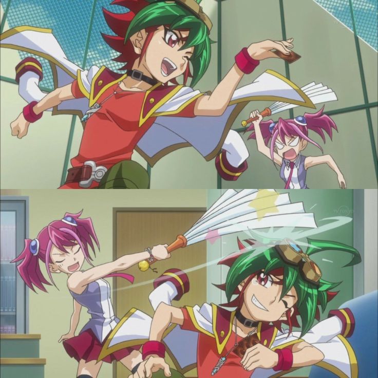 Yuya & Zuzu with her paper fan Zuzu Boyle, Yu Gi Oh Anime, Yuya Sakaki, Yu-gi-oh Arc V, Yugioh Yami, Shu Kurenai, Anime Fanfiction, Paper Fan, Anime Board