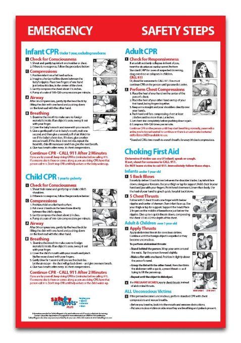 14 best CPR Posters & CPR Magnets images on Pinterest | Magnets, Safety ...