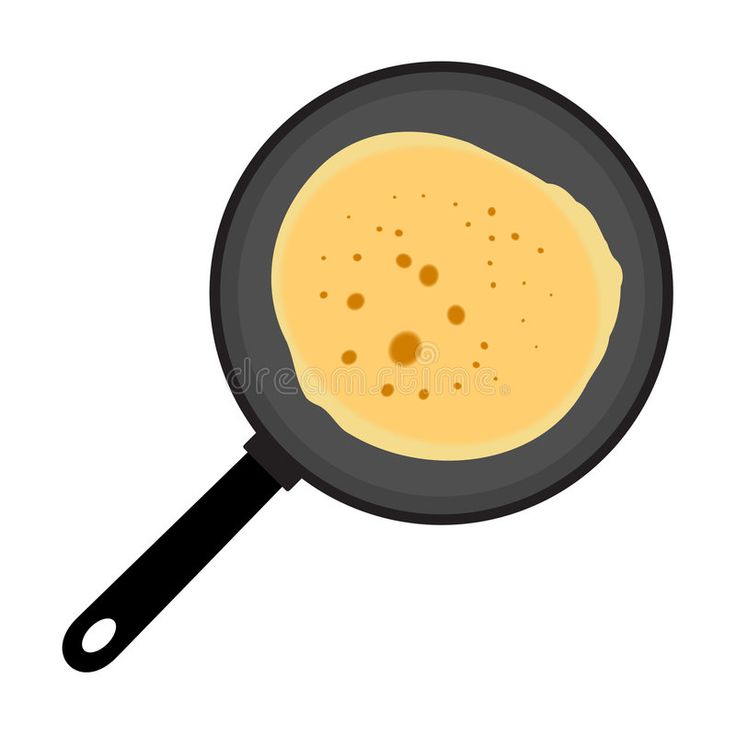 a frying pan filled with liquid on a white background