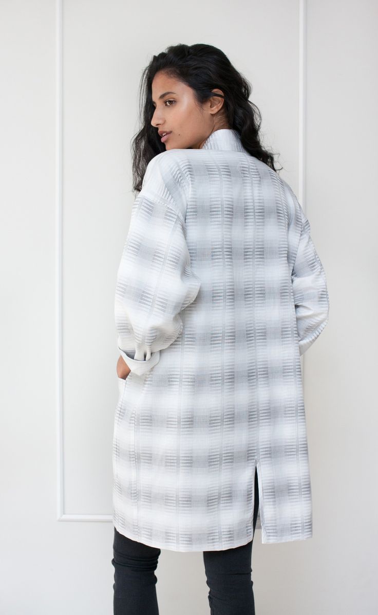 STUDIO Long Sleeve Kimono | Power Of My People Long Sleeve Kimono, New Westminster, My People, Westminster, Slow Fashion, 3 Weeks, Capsule Wardrobe, Women Collection, Summer Women