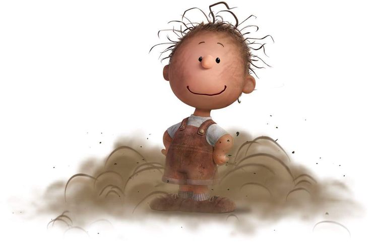 a drawing of a little boy standing in the dirt