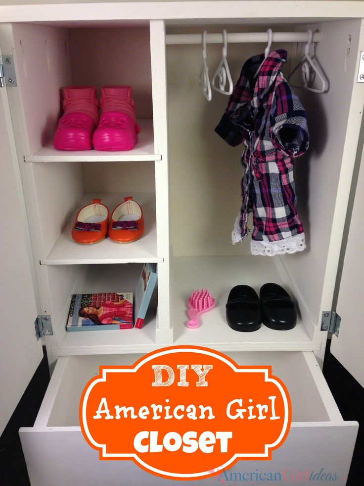 an organized closet with shoes, books and other items on shelves that have the words diy written above them