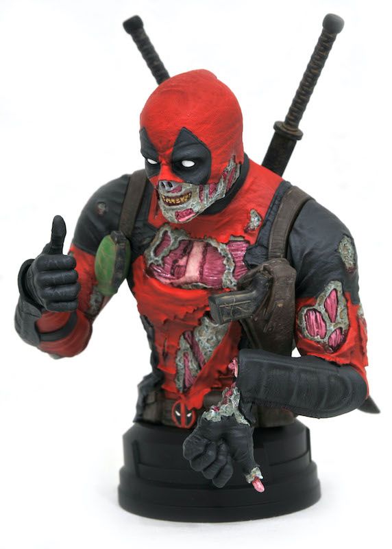 Diamond Select Toys SDCC 2020 Exclusive - Marvel Zombies Deadpool Bust ...