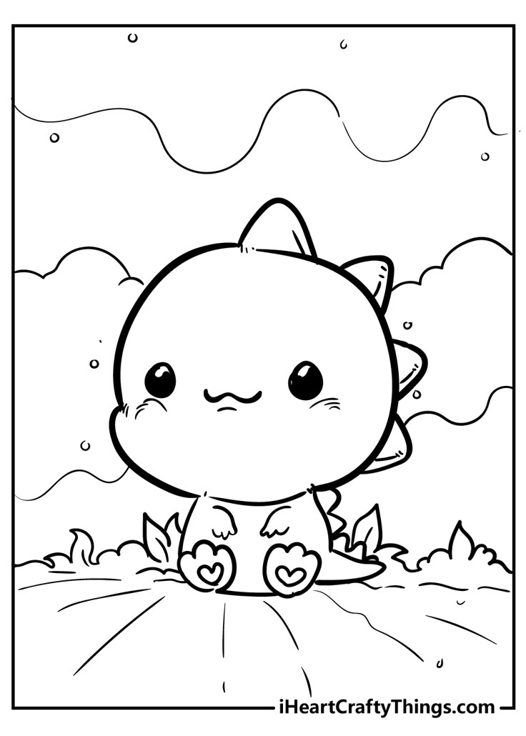 Cute Animals Coloring Pages | Stitch coloring pages, Coloring ...