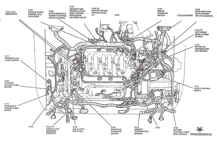 2003 ford Explorer Parts Diagram | Ford focus engine, Ford explorer xlt ...