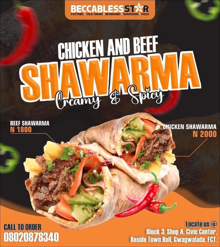 Shawarma, Beef, Chicken, Social Media. Food Post Ideas, Menu Background, Flex Banner Design, Container Restaurant, Animal Sleeve, Animal Sleeve Tattoo, Street Food Recipes, Media Branding Design, Cover Facebook