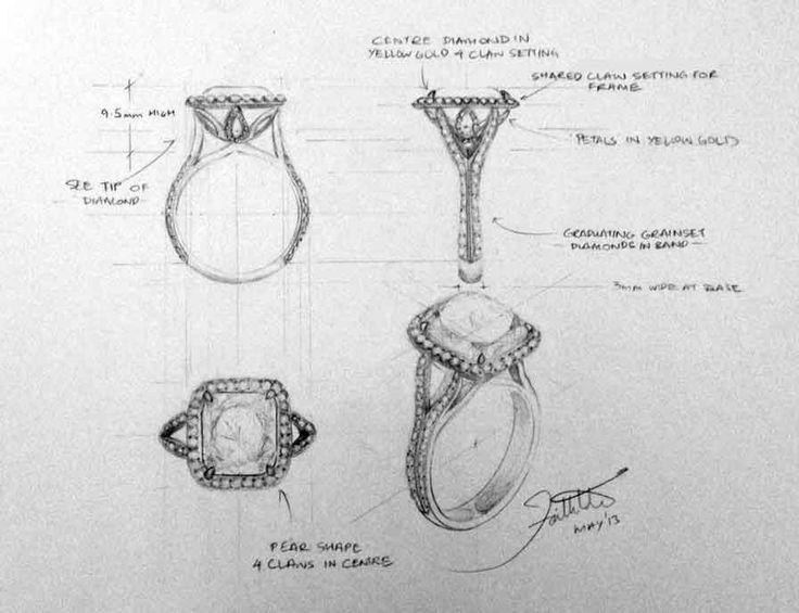 Engagement Ring Sketch Ring they had seen. Engagement Ring Sketch, Diamond Sketch, Sketch Jewelry, Jewellery Drawing, Ring Sketch, Jewel Drawing, Jewelry Sketches, Jewelry Rendering, Jewelry Sketch