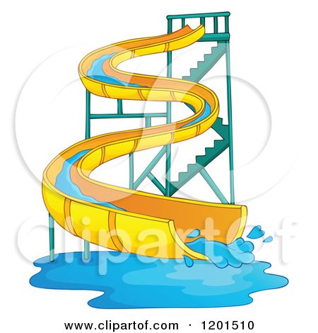 a water slide clipart by graphics plus