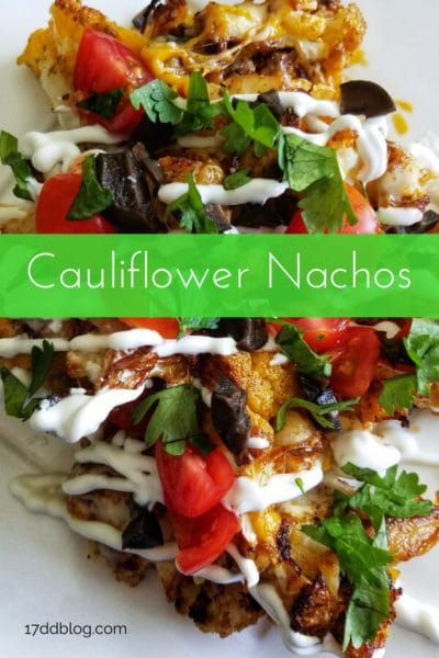 Cauliflower Nachos | Low carb side dishes, Homemade onion soup recipe ...