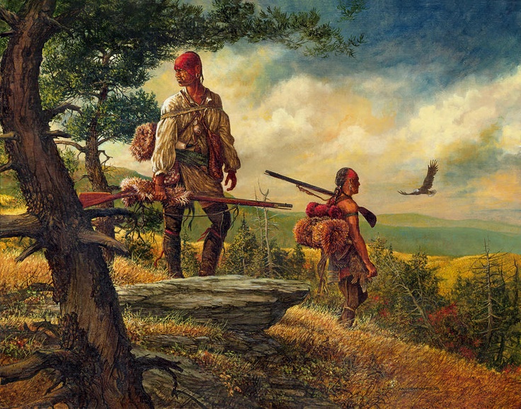 CHEROKEE HUNTERS Andr ew Knez kK Woodland Indians, Eastern Woodlands, Indian Wars, American Indian History, Native American Warrior, Daniel Boone, Native American Paintings, Native American Artwork, American Frontier