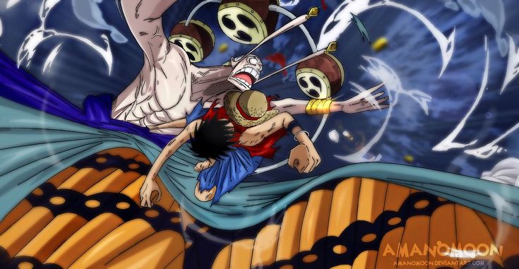 One Piece Luffy vs Enel Eneru Episode Sky Island by Amanomoon | One ...