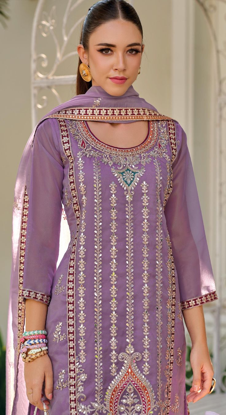 Heavy Embroidery Salwar Suit,Indian Pakistani Salwar Kameez Dress, Salwar Suit,Heavy Georgette Pakistani dress,Eid Style Suit , Deepawali Special Suit Set in Silk Pink color with beautiful Sleeves Work  Fabric Description : Fabric Description : Top - premium Simar silk with embroidery work Dupatta- premium SImar silk embroidery work Plazzo- premium Simar with embroidery work ( front and back) Work Details : Embroidery Work Work Details : Emboidery Work Type : Party Wear Collection, Long Gown Style Dress, Wedding Outfits, Wedding Collection Style : Indian Dress, Salwar Kameez Floor Length, Palazzo Style Suit, Stitch : Semi Stitched ( Customize upto 44 Size Bust Size) Wash : Dry Clean Only Buy Designer Salwar Kameez, Anarkali Suit, Pakistani Kameez, Punjabi Suits, Pakistani Designer, Salwar Purple Sharara For Transitional Season, Designer Purple Kurta With Cutdana Details, Traditional Drape Purple Kurta With Cutdana, Traditional Drape Purple Kurta For Transitional Season, Purple Kurta With Traditional Drape For Transitional Season, Transitional Purple Kurta With Traditional Drape, Purple Kurta With Cutdana For Navratri, Transitional Purple Chanderi Sharara, Traditional Drape Purple Kurta For Diwali