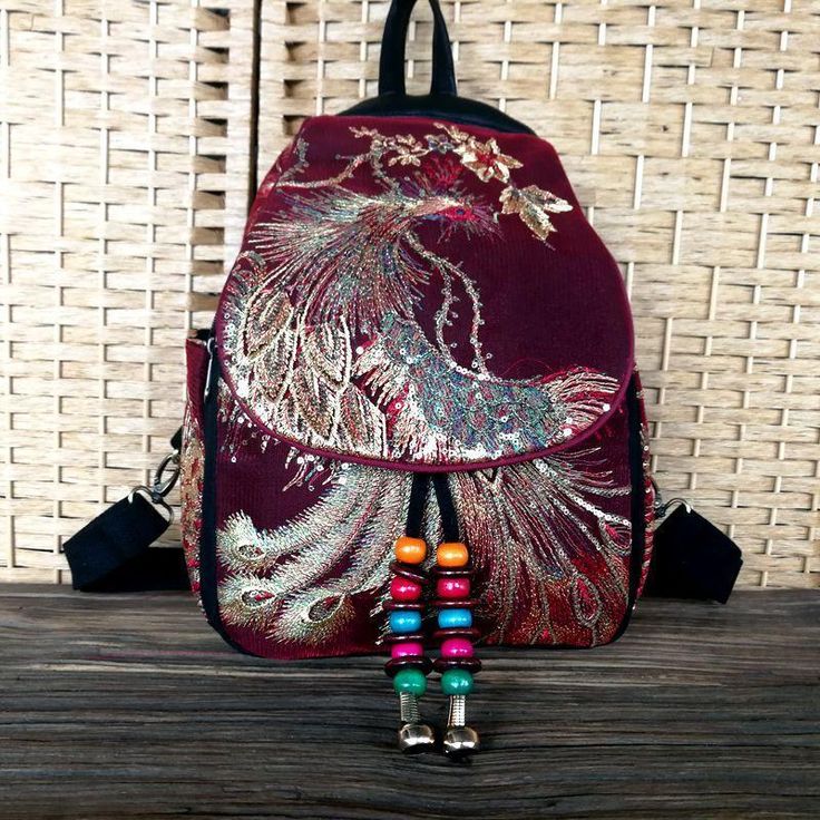 Type:Women Shoulder Bag Material: Canvas，Pu Popular element: Nationality ，embroidery One SizeThick: 10.00 cm/3.94"Width: 25 cm/9.83 "Height: 36.00 cm/14.17" Bohemian Fabric Shoulder Bag For Daily Use, Embroidered Backpack For Daily Use, Daily Use Embroidered Fabric Bag, Embroidered Tapestry Bag For Everyday Use, Casual Embroidered Shoulder Bag As Gift, Embroidered Shoulder Backpack For Daily Use, Casual Embroidered Shoulder Bag For Gift, Embroidered Shoulder Backpack, Embroidered Fabric Bags For Everyday Use