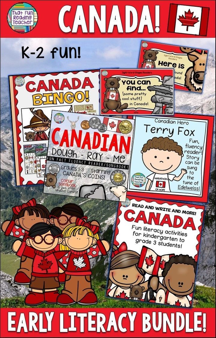 canadian language activities for kids to learn and use in the classroom, including an activity booklet