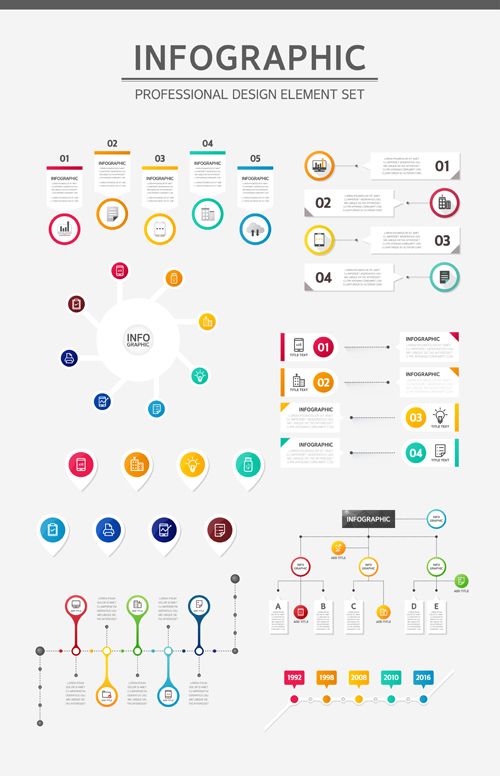 Infographic Design Elements Set