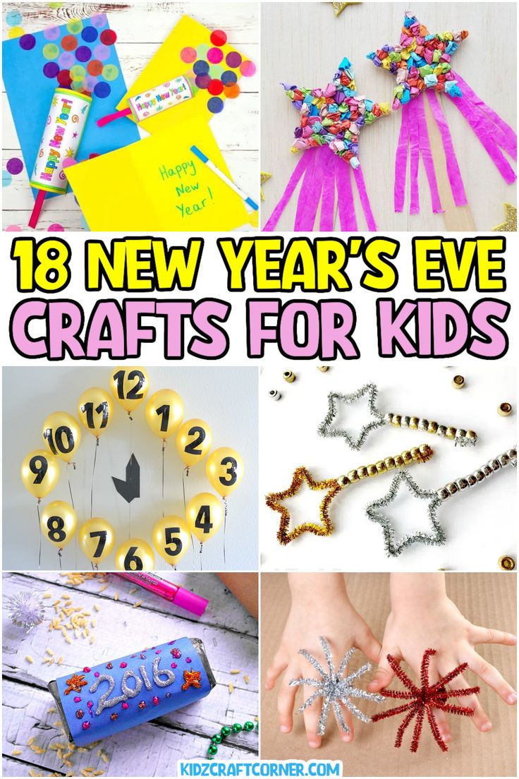 18 New Years Crafts For Kids (The Perfect Way To Ring In The New Year)