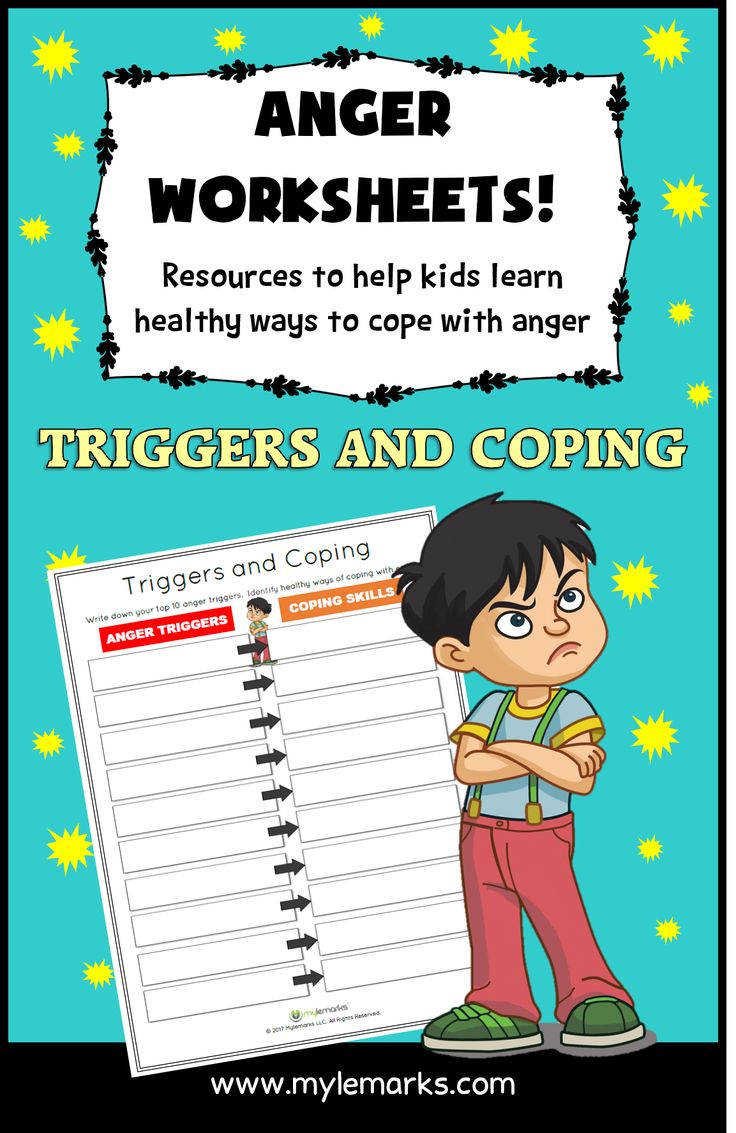 Triggers and Coping worksheet helps kids explore anger triggers and identify healthy ways of coping.  Find this worksheet and more helpful resources at www.mylemarks.com! #anger #copingskills #socialemotional #angertriggers #feelings Triggers Worksheet, Positive Coping Skills, Anger Triggers, Healthy Anger, Anger Worksheets, Sounds Words, Manage Anger, Special Education Ideas, Printable Preschool Worksheets