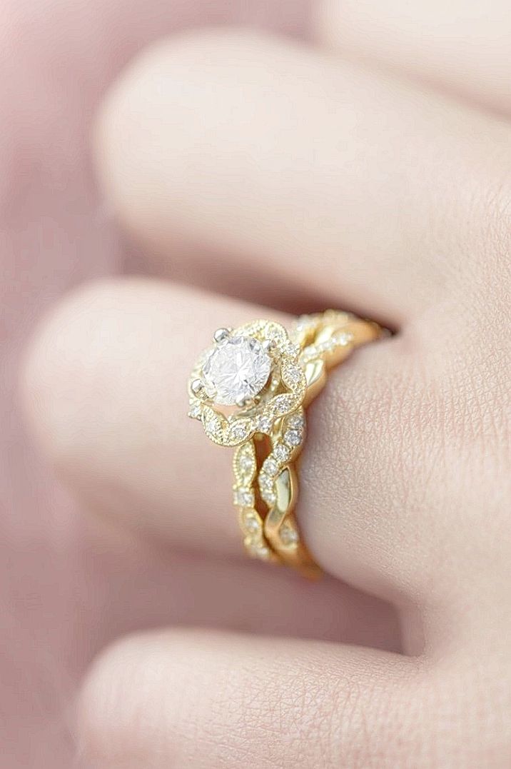 Engagement Wedding Rings Aesthetic