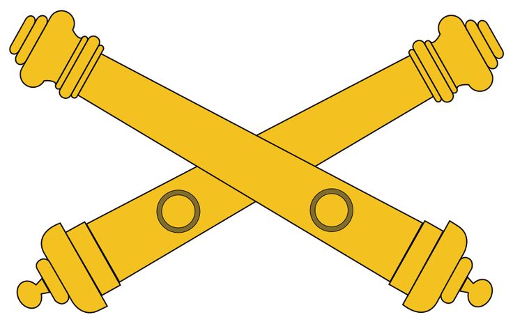 File:USA - Army Field Artillery Insignia.svg | Insignia, Artillery, Svg