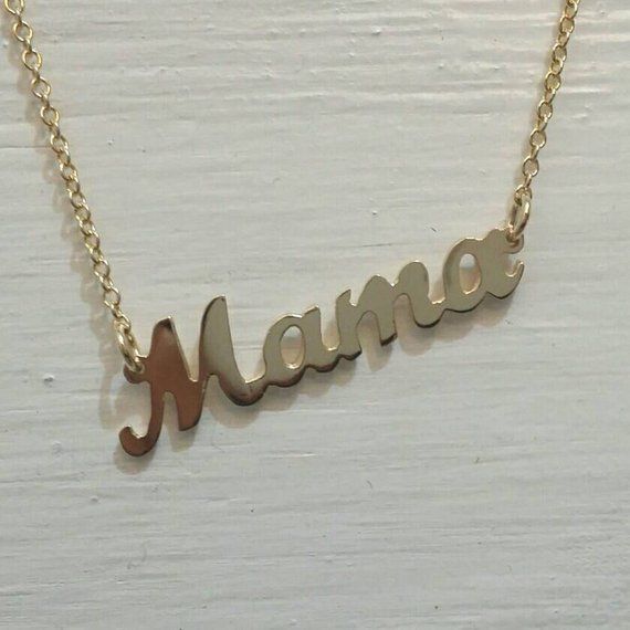 Mama necklace, Gold Mama necklace, Mom pendant, 14k gold Mama charm, Gold necklace, Gold pendant, Mo Everyday 14k Stamped Jewelry For Mother's Day, Mother's Day 14k Stamped Everyday Jewelry, 14k Gold Stamped Charm Necklace For Mother's Day, 14k Yellow Gold Name Necklace For Mom, Stamped 14k Rose Gold Necklace For Mother's Day, Mother's Day 14k Stamped Necklace Gift For Mom, 14k Gold Custom Pendant Necklace For Mother's Day, 14k Gold Pendant Necklace For Mother's Day, Custom 14k Gold Pendant Necklace For Mother's Day