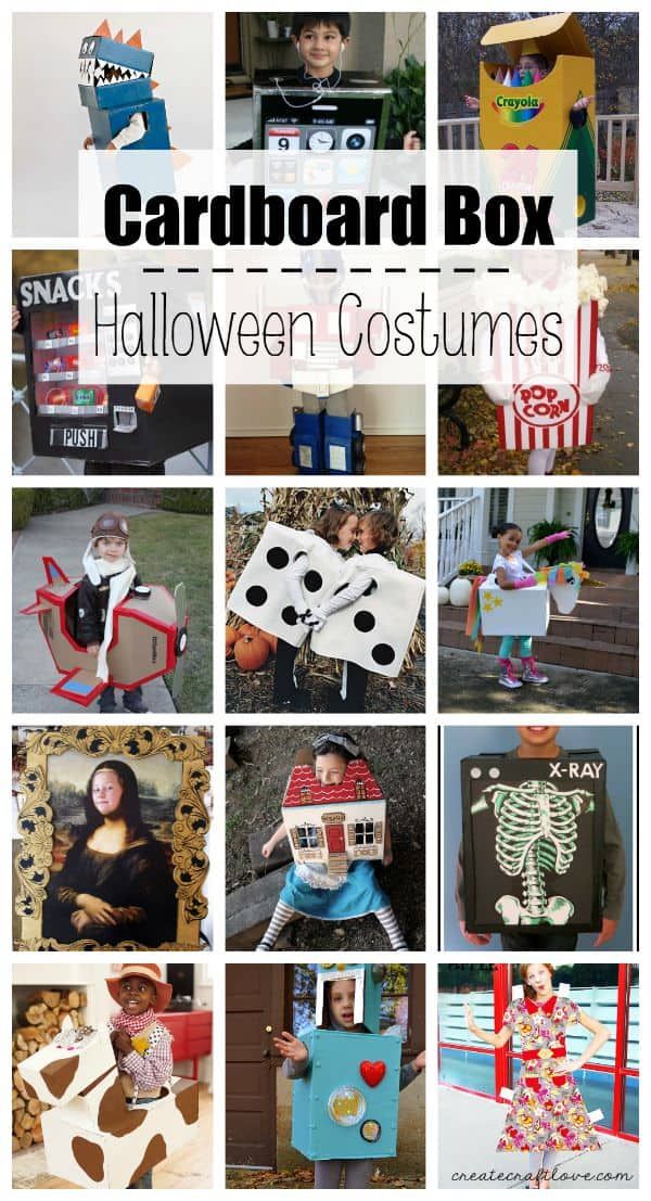 Cardboard Box Halloween Costumes | DIY Your Own Costume | Diy halloween ...