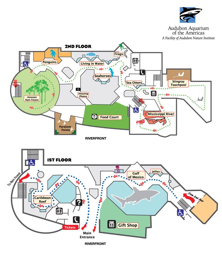 the floor plan for an amusement park