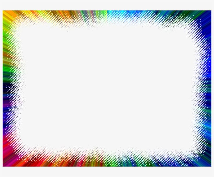 an abstract rainbow background with white space in the middle