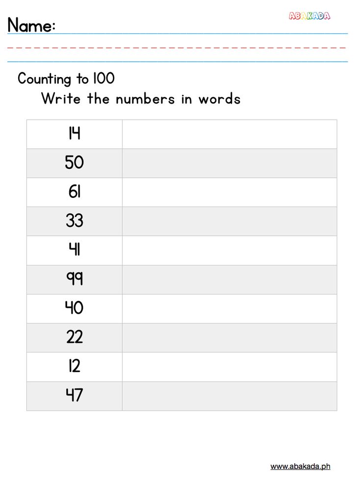 Counting to 100 | Number recognition worksheets, 1st grade worksheets ...