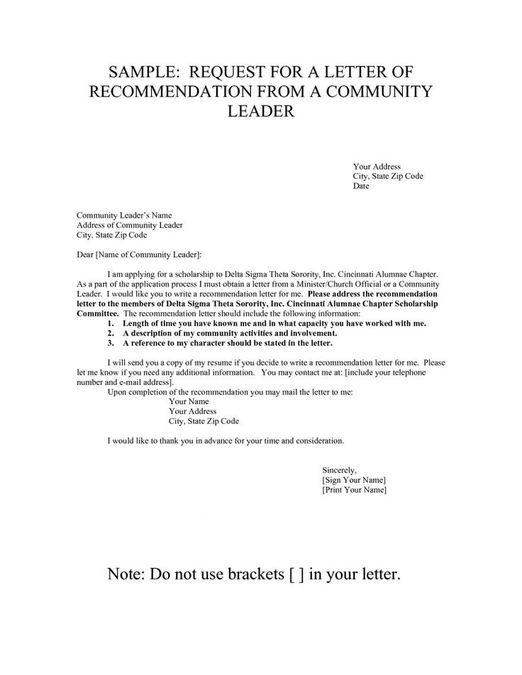 Free Sorority Recommendation Letter Template | Sorority recommendation ...