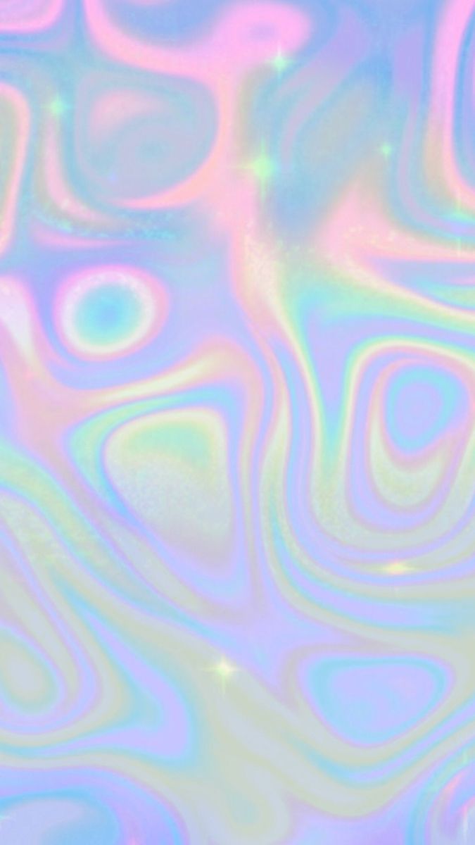 Iridescent Wallpaper in Multicolor | Holographic Background