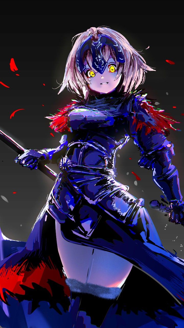 Jeanne Fate, Fate Jeanne, Joan Of Arc Fate, Jeane D Arc, Jeanne D Arc Alter, Jeanne Alter, Geeky Art, Fate Stay Night Series, Fate Anime Series