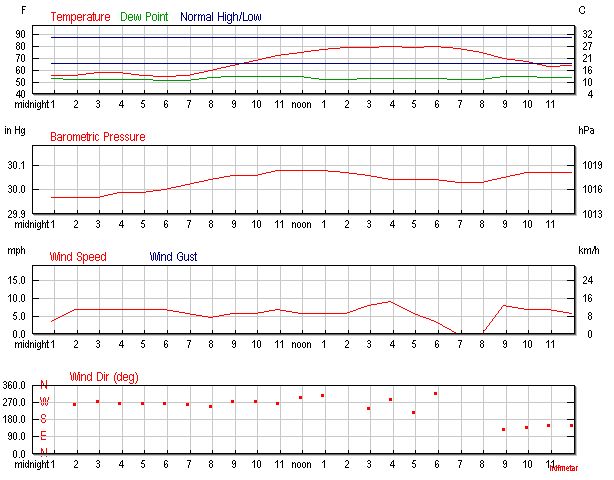 Daily Weather History Graph | Weather history, Daily weather, Weather ...