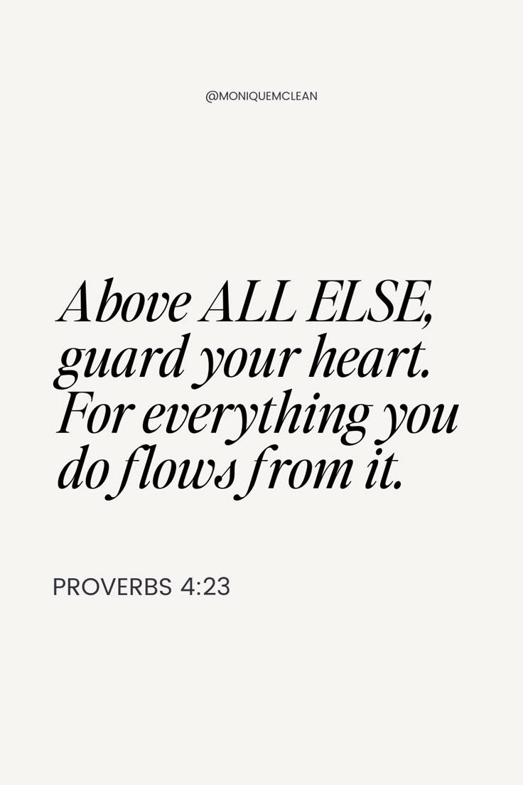 Guard Your Heart | Scriptures for Heart & Mind