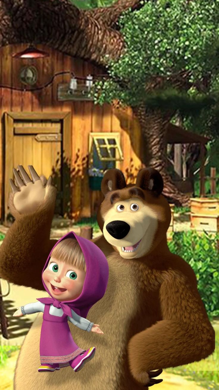 Masha and the bear [Vídeo] em 2023 | Masha e o urso, Marsha e o urso ...