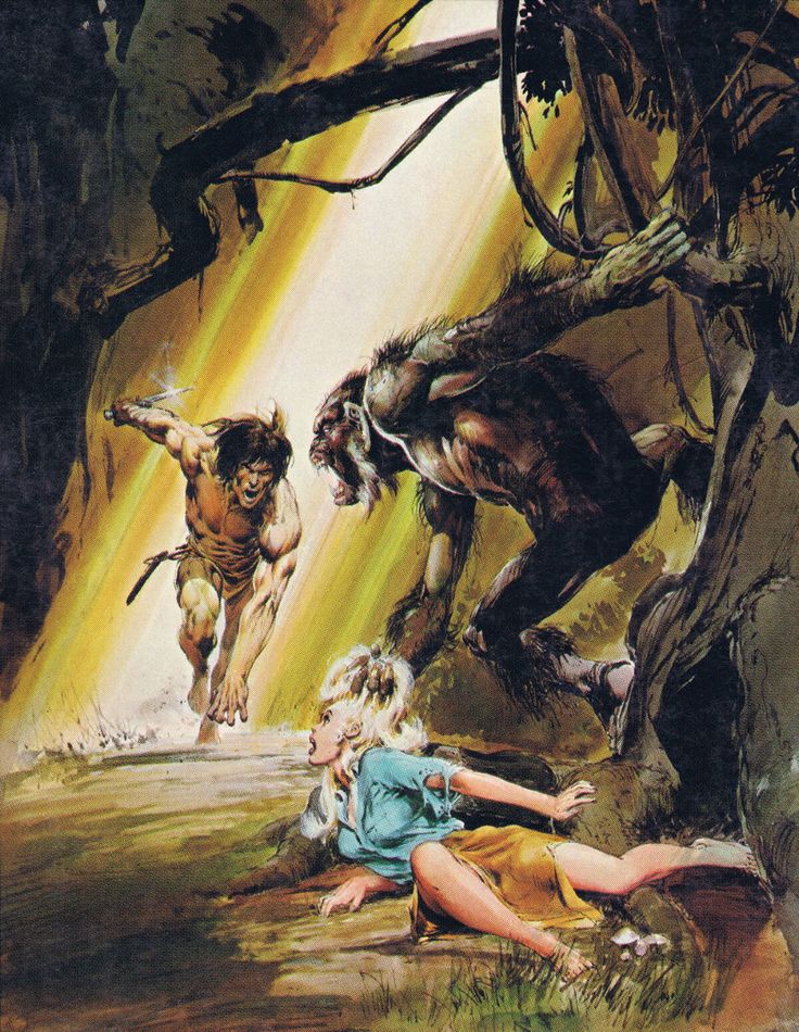 an image of two children playing in the woods with monsters coming out of them and one child sitting on the ground