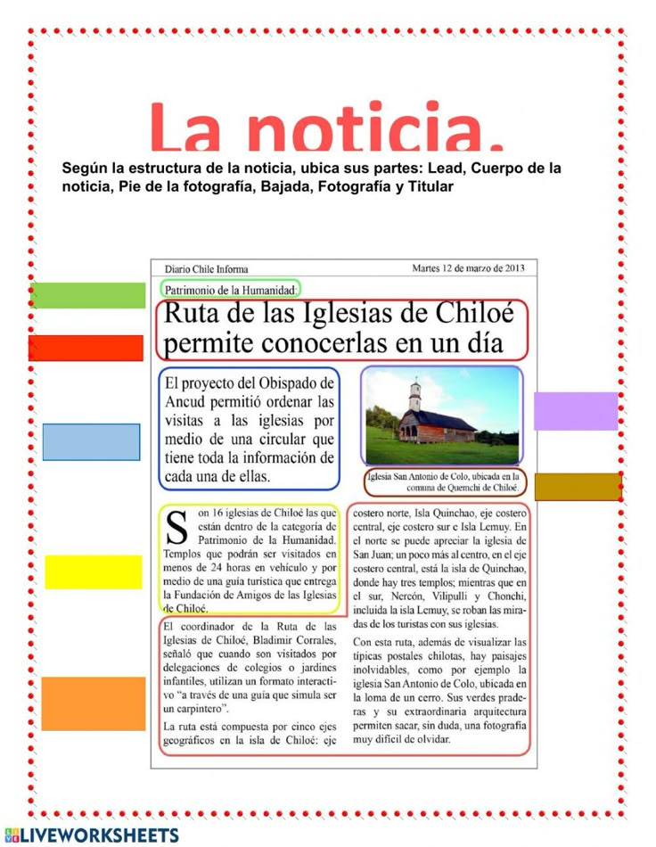 the spanish version of la noticiaa is shown in red and white, with ...