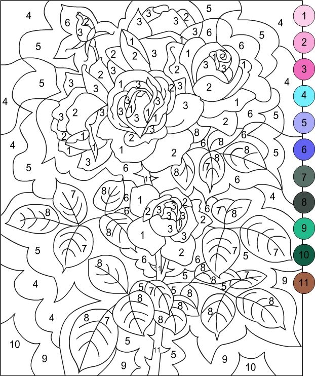 Color by number printable, Free coloring pages, Coloring books