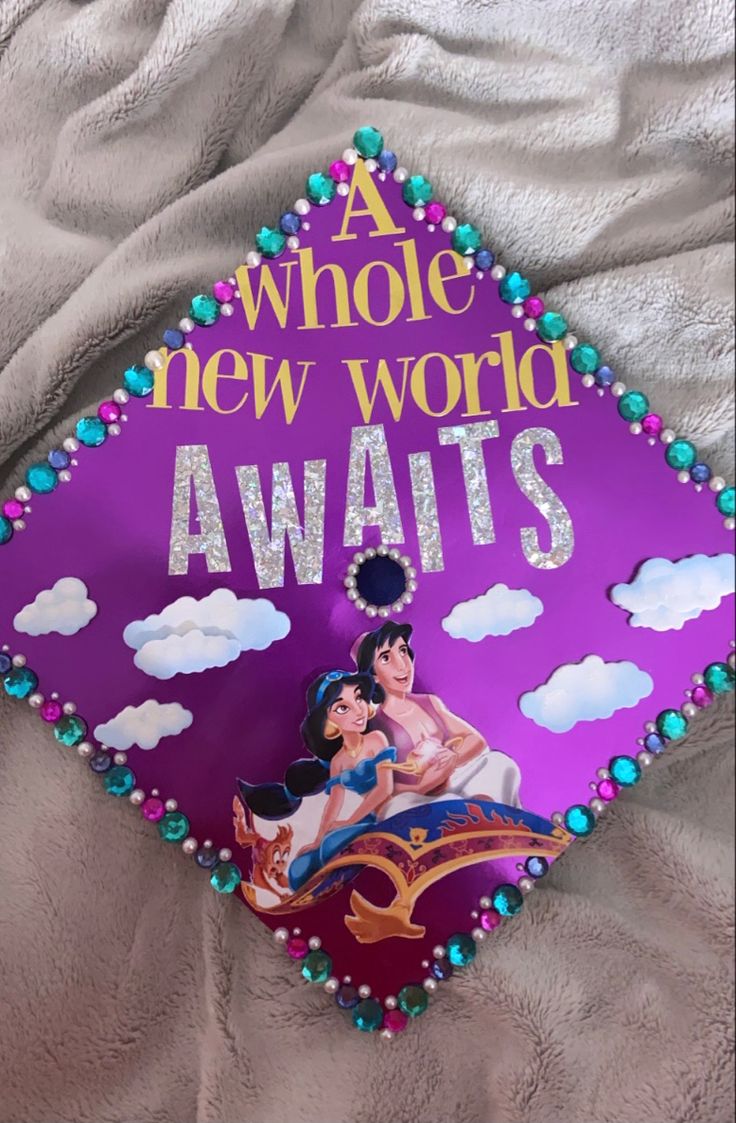 Disney Graduation Cap | Graduation cap decoration diy, Disney ...