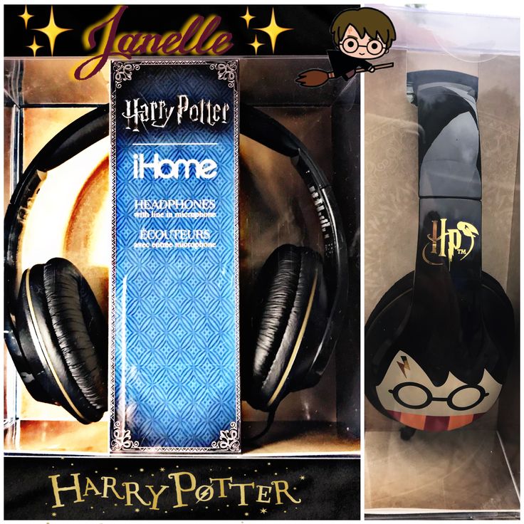 harry potter headphones are in the packaging