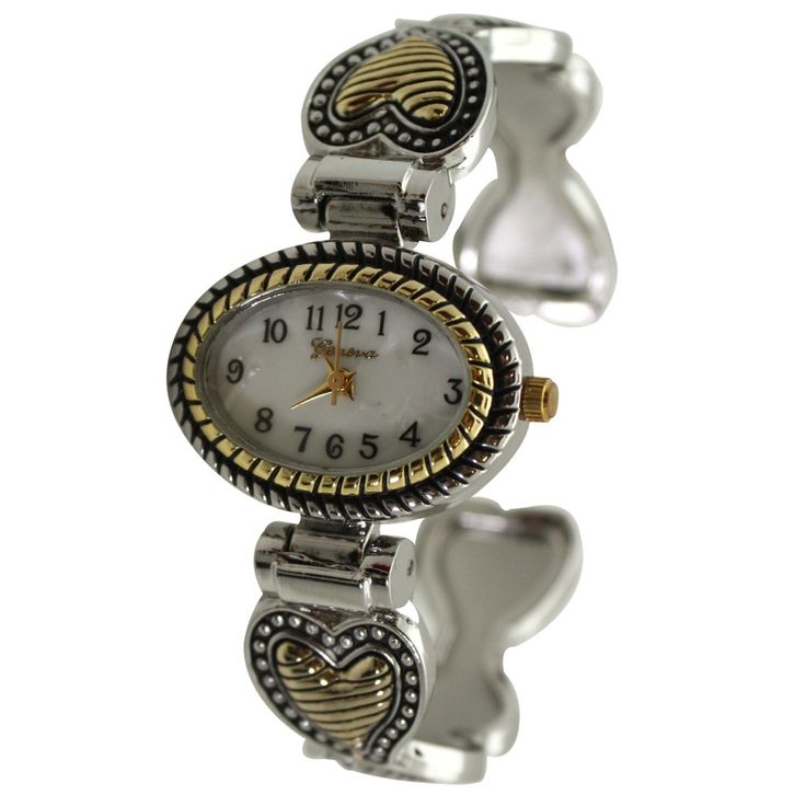 This Heart Details Bangle Women Watch from Olivia Pratt is super unique, featuring stainless steel material strap, accented case, and classy numeral ticks, this watch is the perfect addition to your accessory collection. Olivia Pratt is always looking after new designs to improve your style! Using the best quality materials available in all of our products to ensure long durability in your every day wear. Please be aware, color vibrancy of the product might change from device to device. If you h Cool Watches Unique, Improve Your Style, Watch Womens, Fancy Fits, Heart Watch, Cute Watches, Vintage Watches Women, Punk Vintage, Unique Accessories